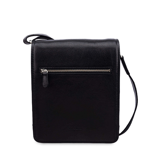 Сумка через плечо Dr.Koffer из натуральной кожи черная