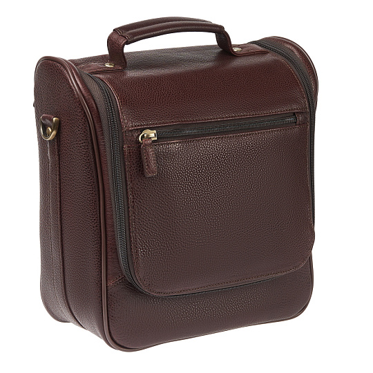 Несессер Dr.Koffer из натуральной кожи коричневый