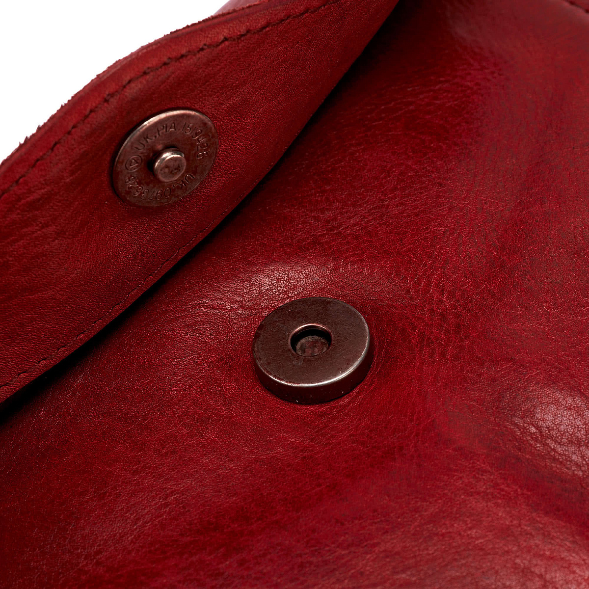 Сумка через плечо Dr.Koffer из натуральной кожи красная