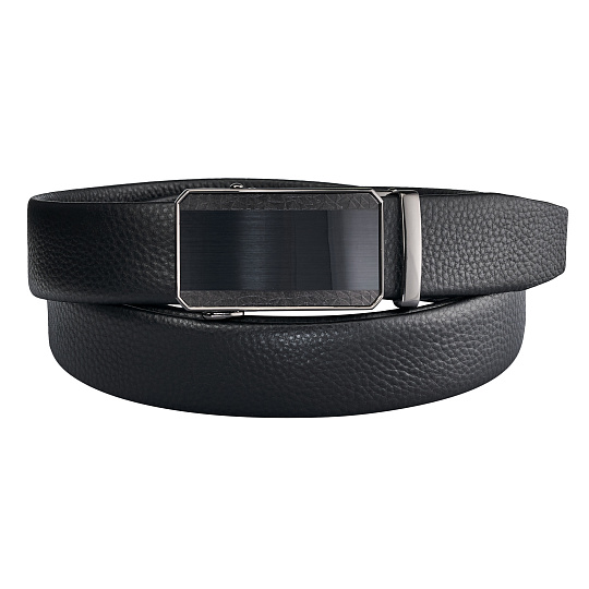 Ремень Dr. Koffer из натуральной кожи черный