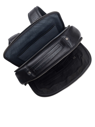 Рюкзак Dr. Koffer из натуральной кожи черный