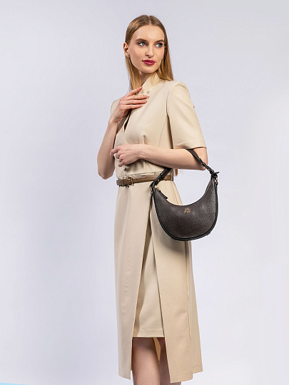 Женская сумка Dr. Koffer из натуральной кожи коричневая