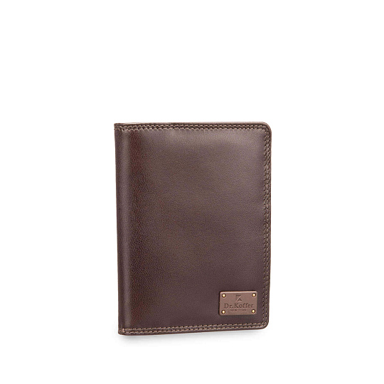 Обложка для паспорта/автодок из натуральной кожи Dr. Koffer