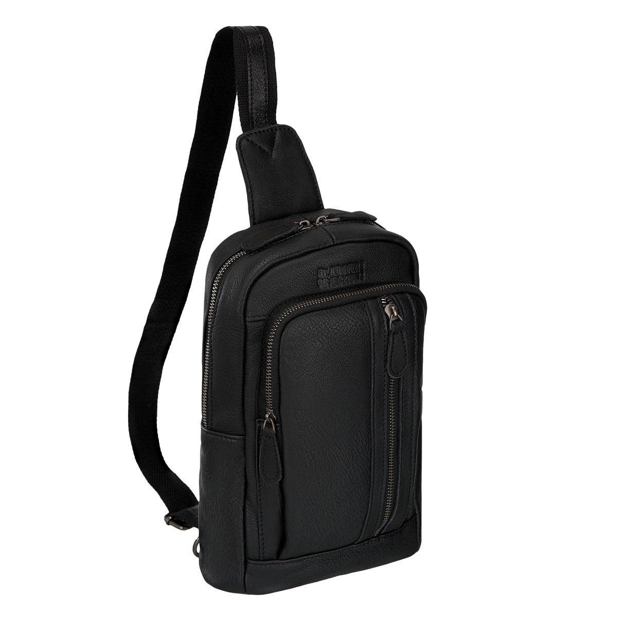 Рюкзак Dr.Koffer из натуральной кожи черный