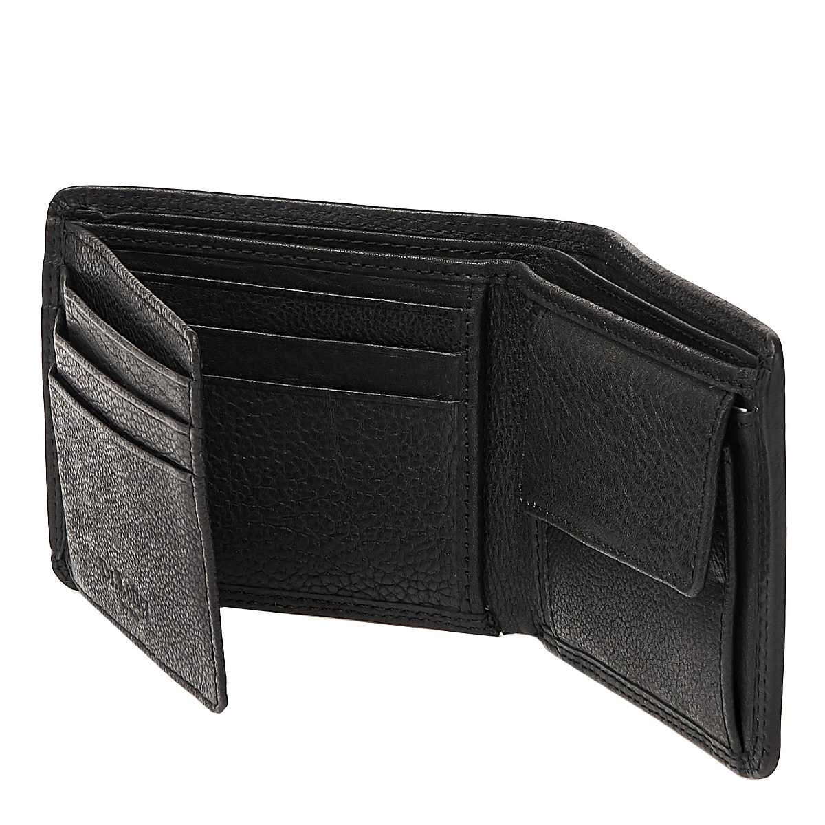 Портмоне Dr.Koffer из натуральной кожи черное