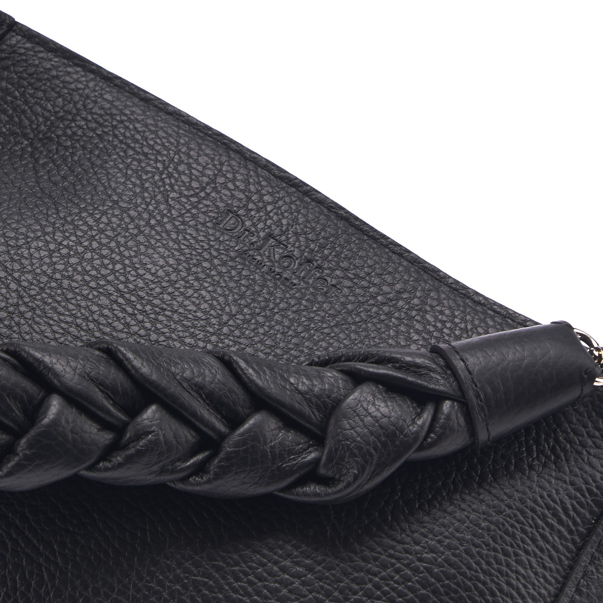 Женская сумка Dr. Koffer из натуральной кожи черная