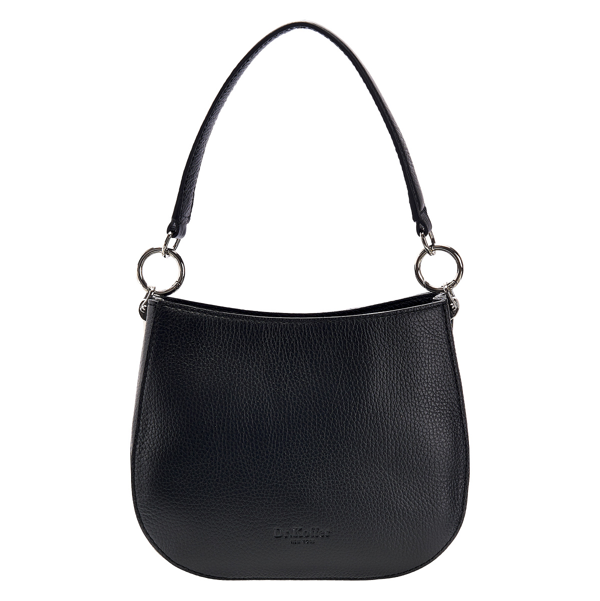 Женская сумка Dr. Koffer из натуральной кожи черная