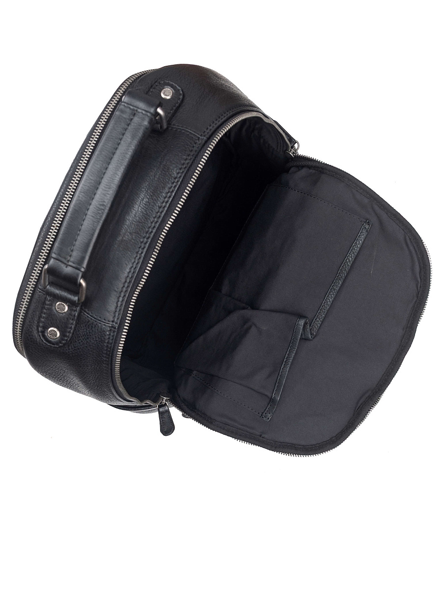 Рюкзак Dr. Koffer из натуральной кожи черный