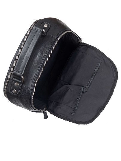 Рюкзак Dr. Koffer из натуральной кожи черный