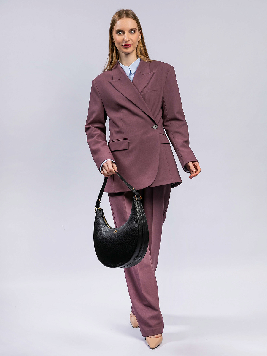 Женская сумка Dr. Koffer из натуральной кожи черная