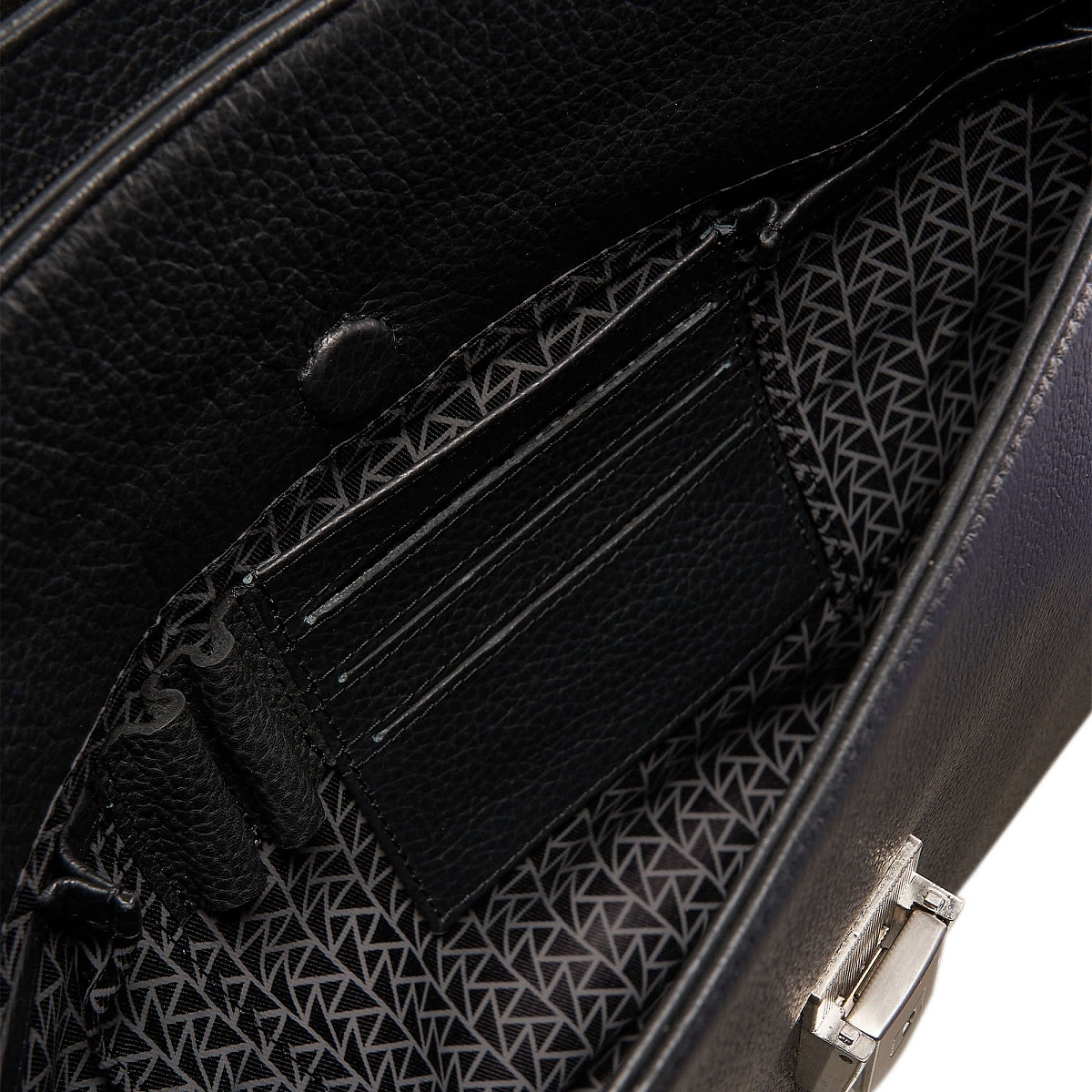 Портфель Dr.Koffer из натуральной кожи черный