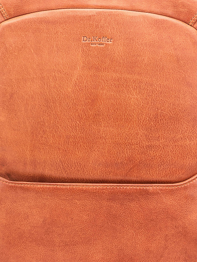 Рюкзак Dr. Koffer из натуральной кожи коричневый
