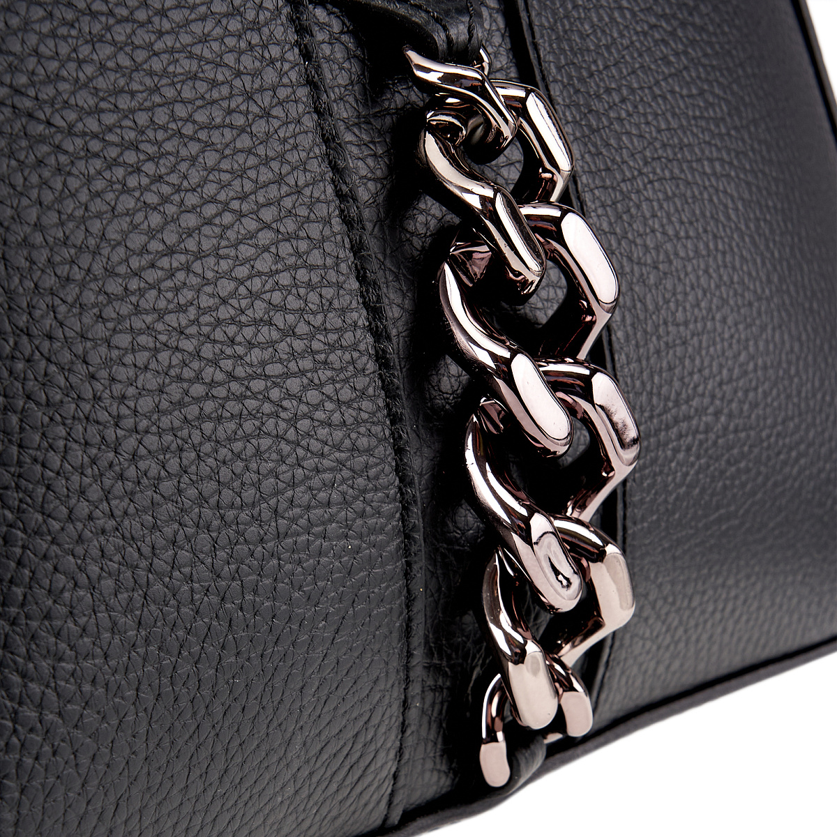 Женская сумка Dr. Koffer из натуральной кожи черная