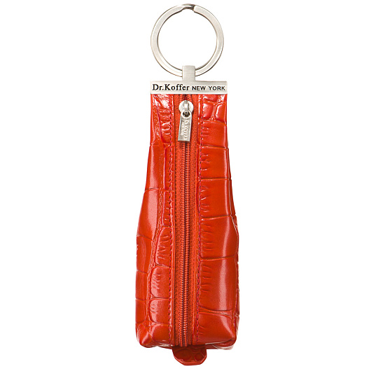 Ключница Dr.Koffer из натуральной кожи красная