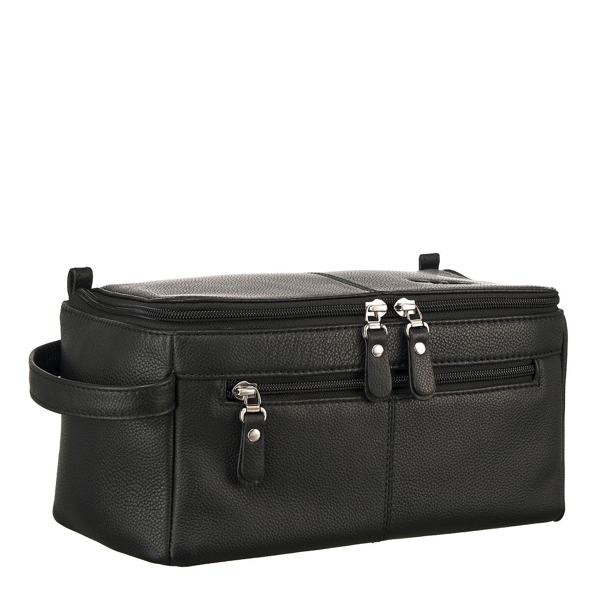 Несессер Dr. Koffer из натуральной кожи черный