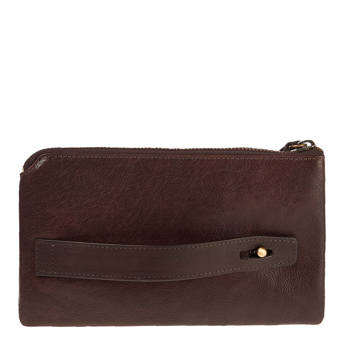 Портмоне Dr.Koffer из натуральной кожи коричневое