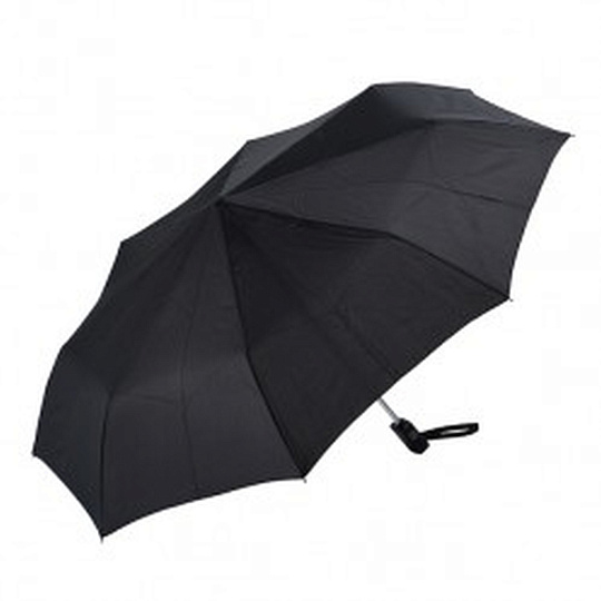 Черный мужской зонт-автомат плоской формы Dr.Koffer E413 1s001
