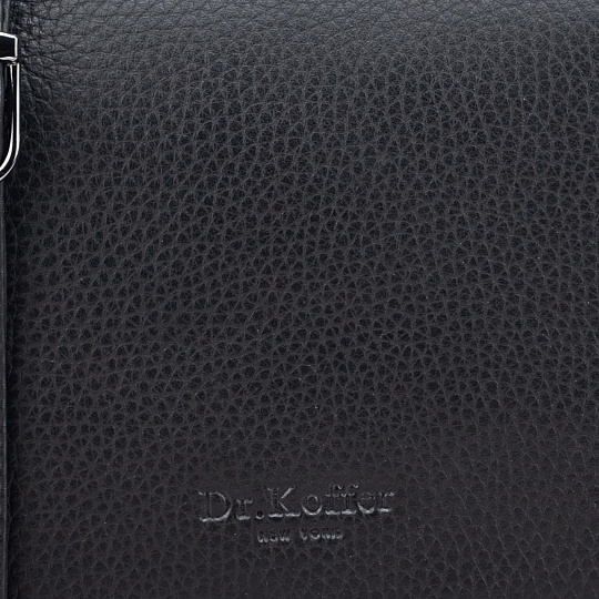 Женская сумка Dr.Koffer из натуральной кожи чёрная