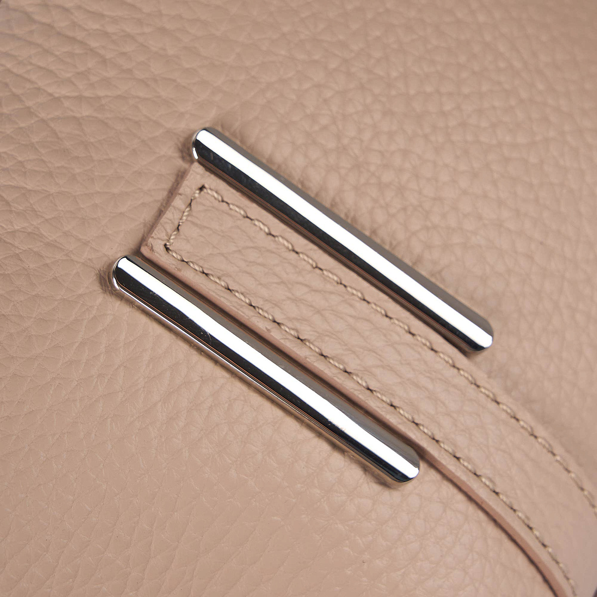 Женская сумка Dr. Koffer из натуральной кожи бежевая