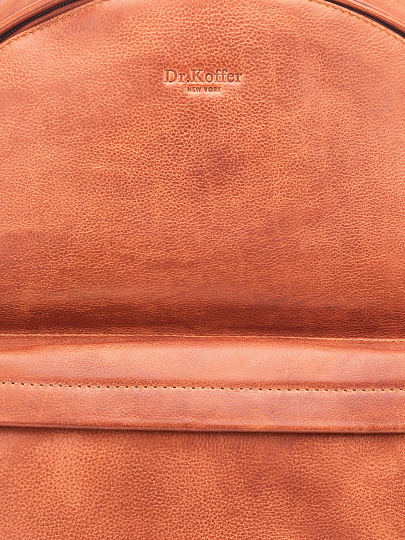 Рюкзак Dr. Koffer из натуральной кожи коричневый