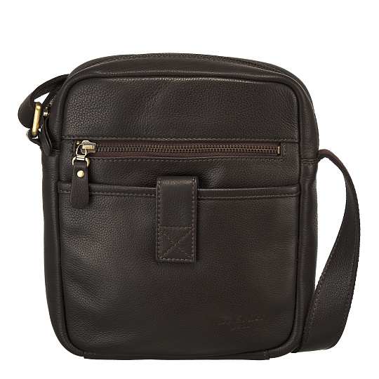 Сумка через плечо Dr.Koffer из натуральной кожи коричневая