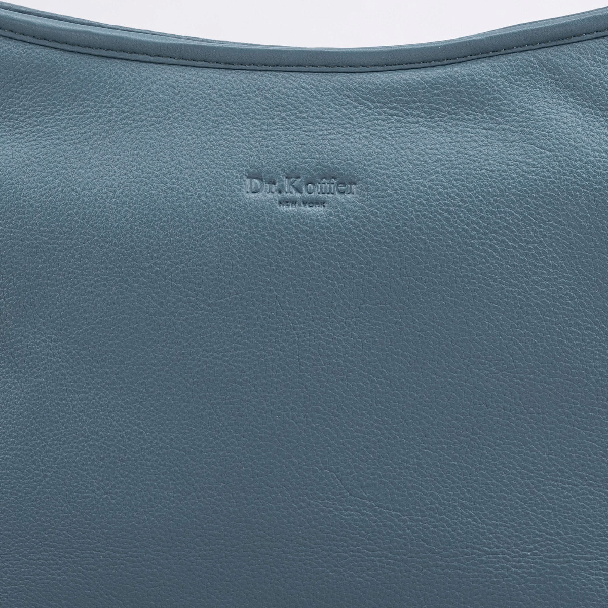 Женская сумка Dr.Koffer из натуральной кожи голубая