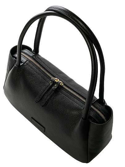 Женская сумка Dr. Koffer из натуральной кожи черная