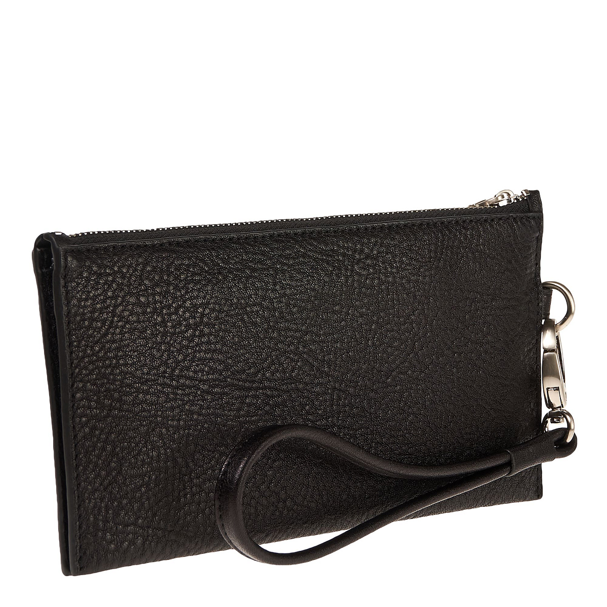 Сумка барсетка из натуральной кожи Dr. Koffer черная