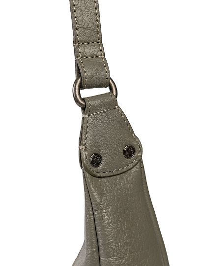 Женская сумка Dr.Koffer из натуральной кожи серая