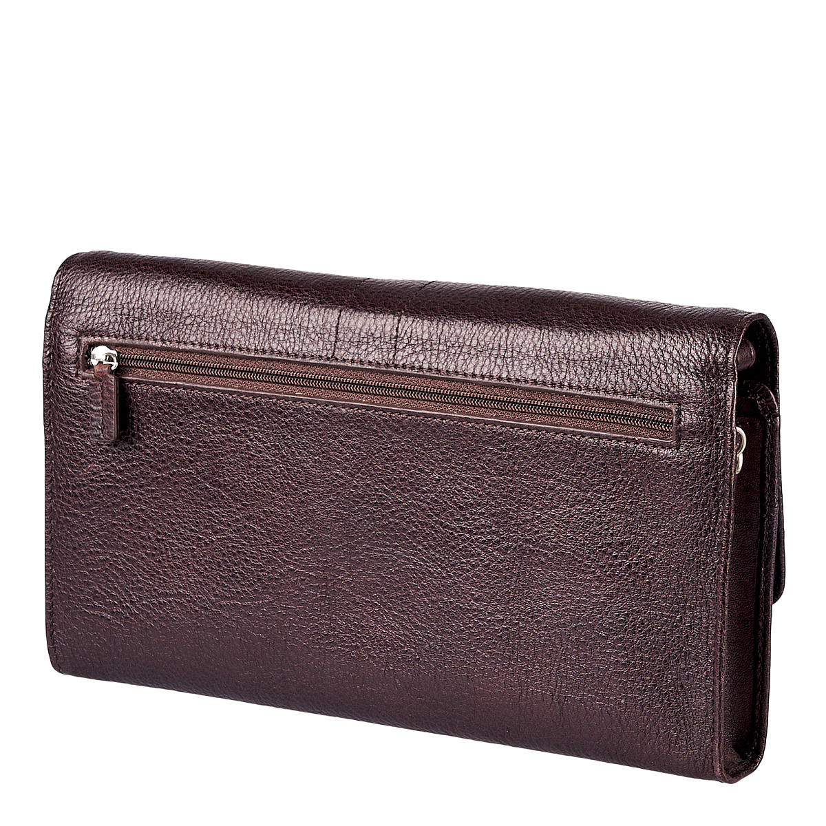 Сумка барсетка из натуральной кожи Dr. Koffer коричневая