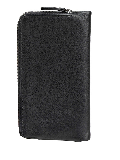 Кошелек Dr.Koffer из натуральной кожи черный