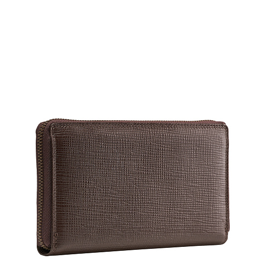 Портмоне Dr.Koffer из натуральной кожи коричневое