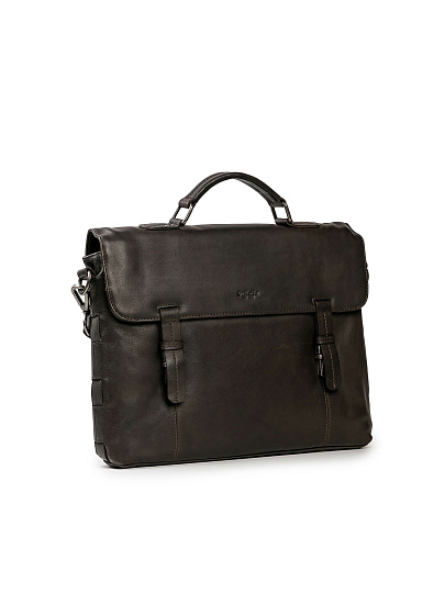 Портфель Dr.Koffer из натуральной кожи коричневый