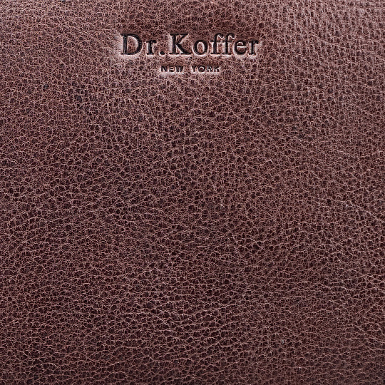 Портмоне Dr.Koffer из натуральной кожи коричневое