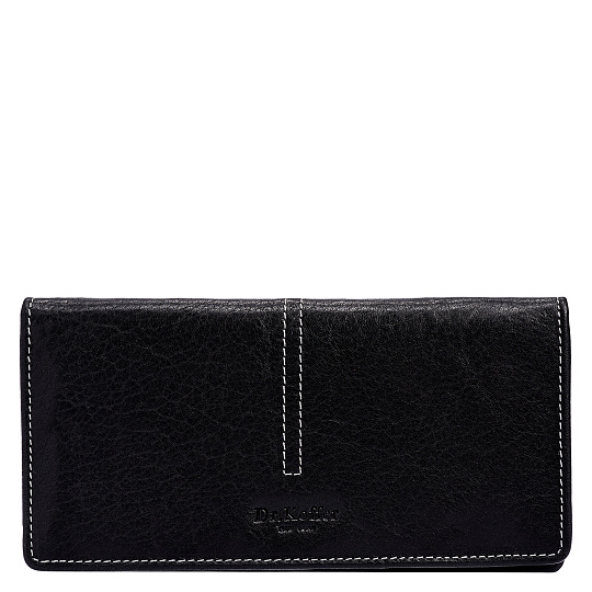 Портмоне Dr.Koffer из натуральной кожи черное