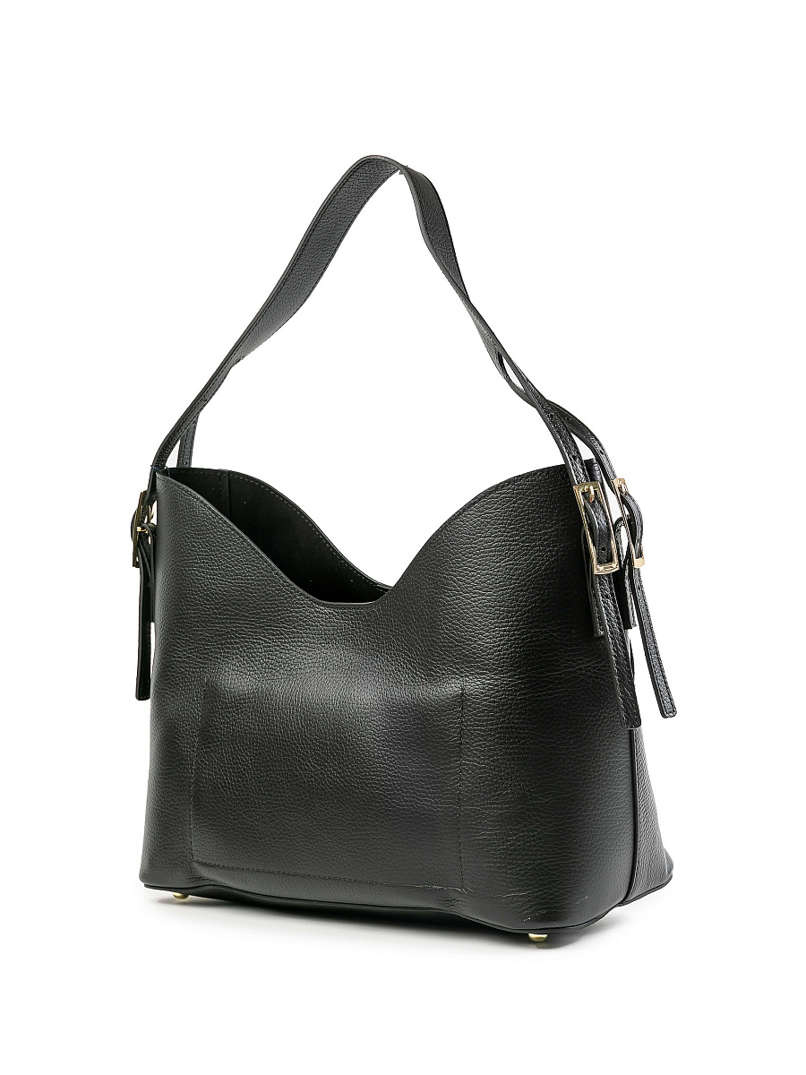 Женская сумка Dr.Koffer из натуральной кожи черная