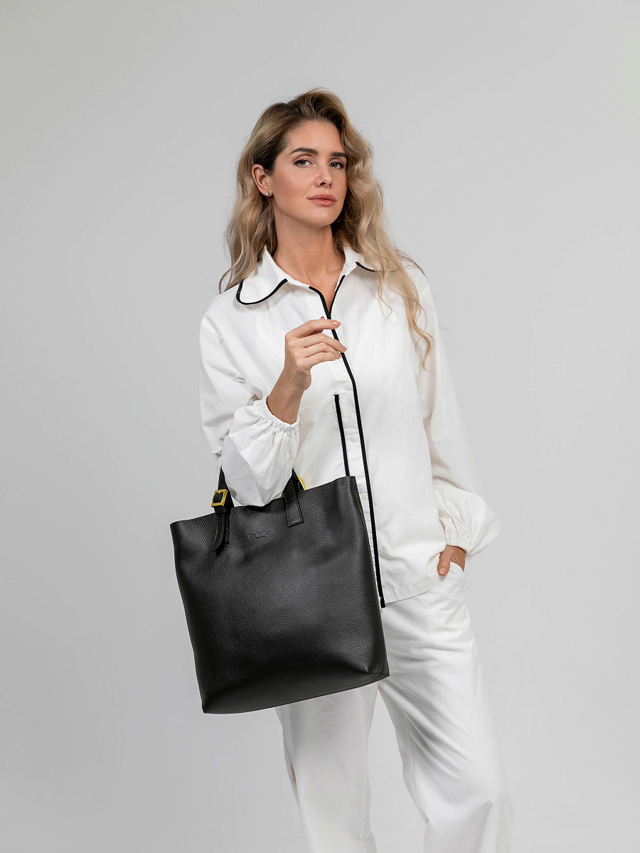 Женская сумка Dr.Koffer из натуральной кожи темно-коричневая