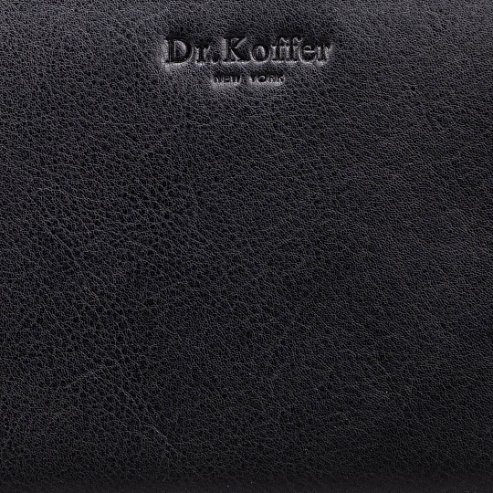 Портмоне Dr.Koffer из натуральной кожи черное