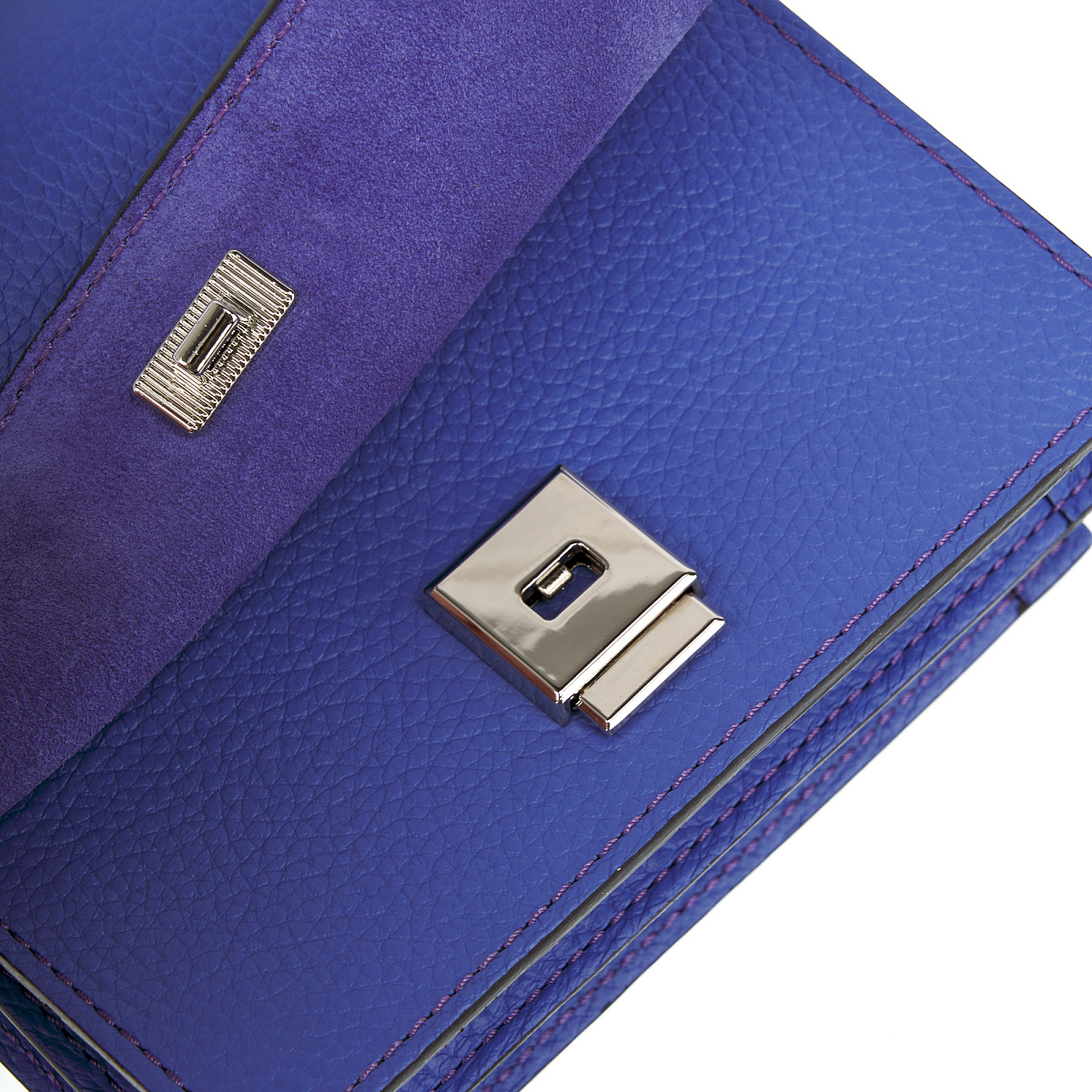 Женская сумка Dr. Koffer из натуральной кожи фиолетовая