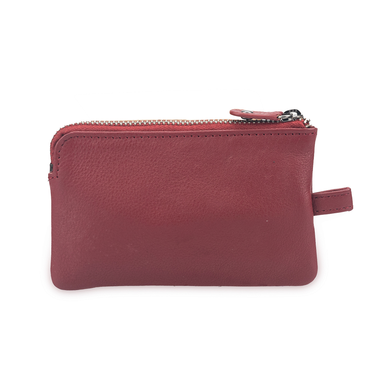 Ключница Dr.Koffer из натуральной кожи бордовая