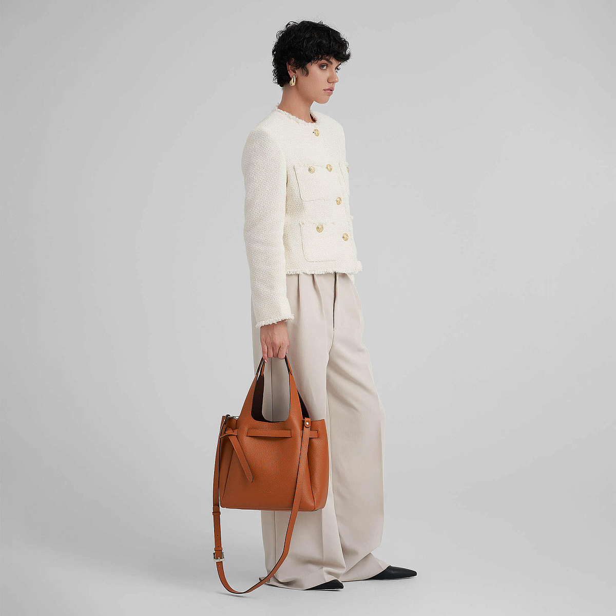 Женская сумка Dr. Koffer из натуральной кожи оранжевая