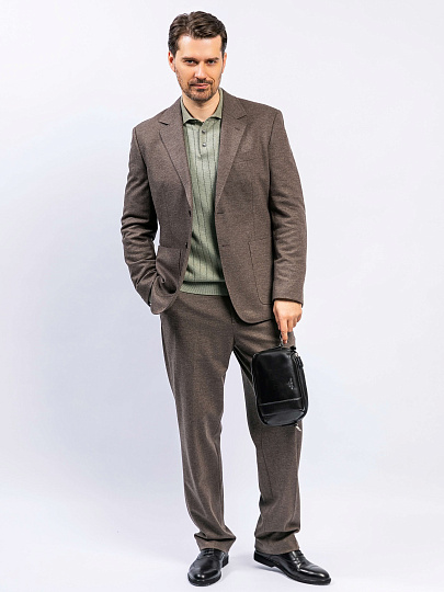 Сумка-визитка Dr. Koffer из натуральной кожи черная