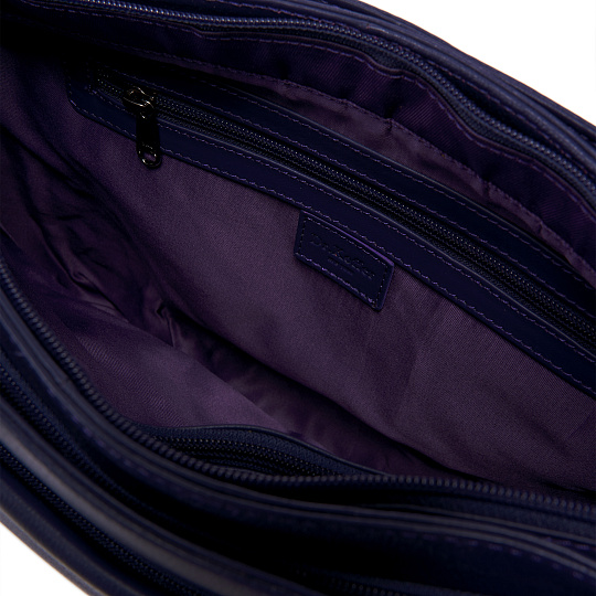 Женская сумка Dr.Koffer из натуральной кожи синяя