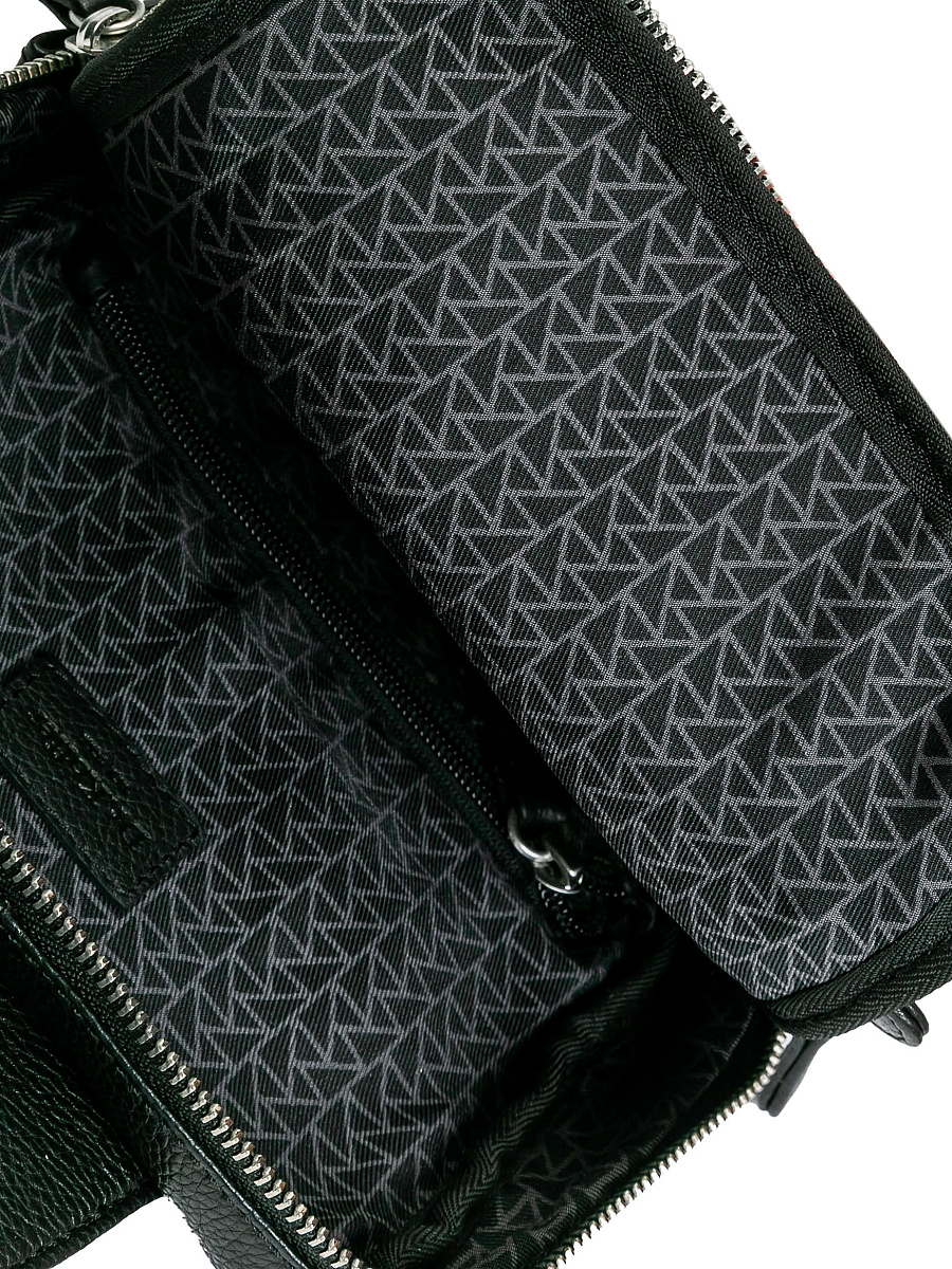 Сумка через плечо Dr.Koffer из натуральной кожи черная