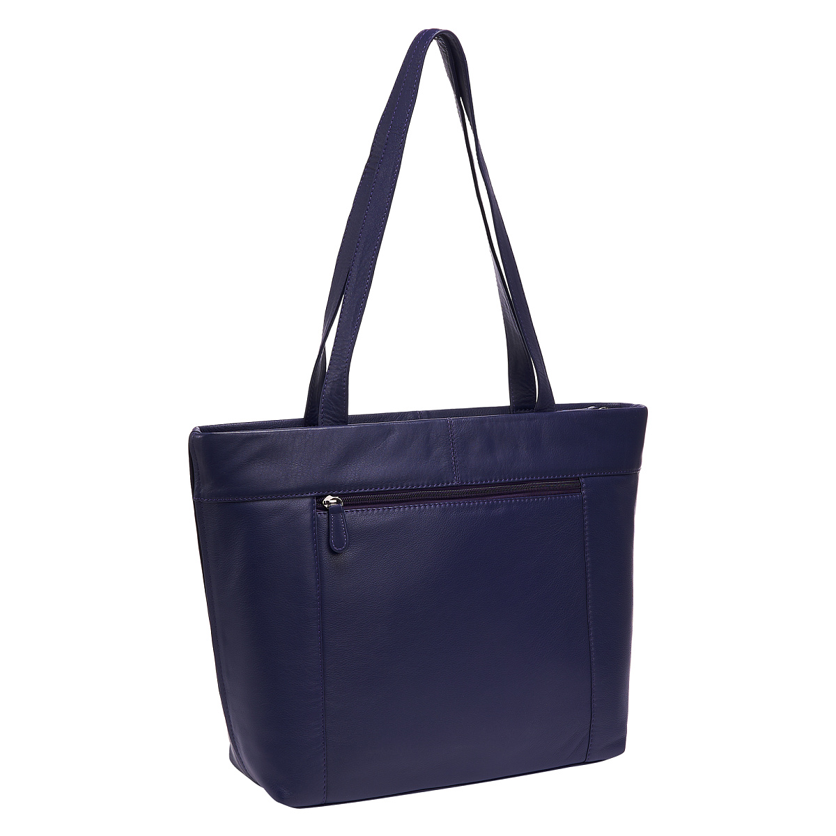 Женская сумка Dr.Koffer из натуральной кожи синяя