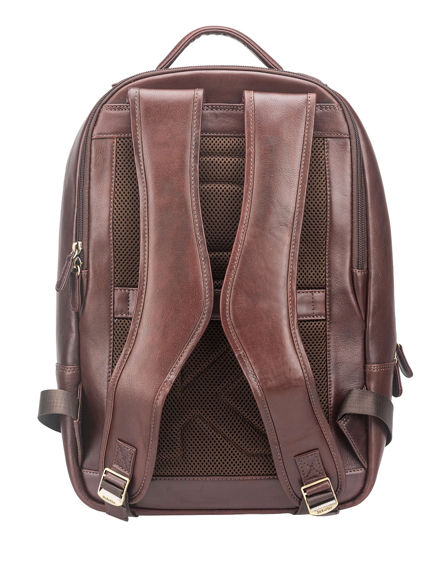 Рюкзак Dr. Koffer из натуральной кожи коричневый