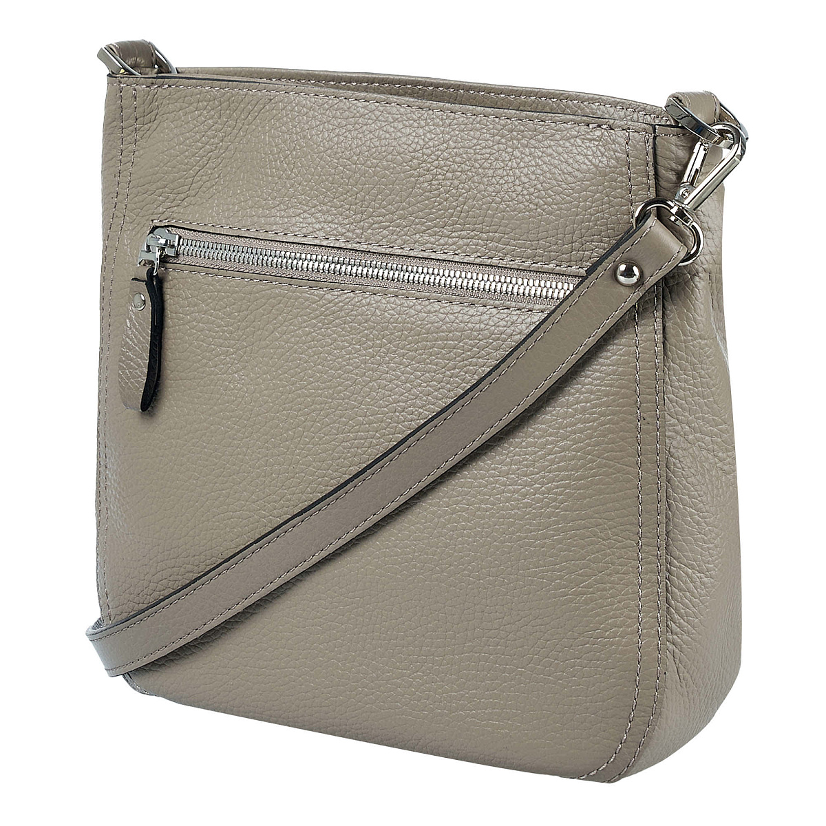 Женская сумка Dr. Koffer из натуральной кожи коричневая