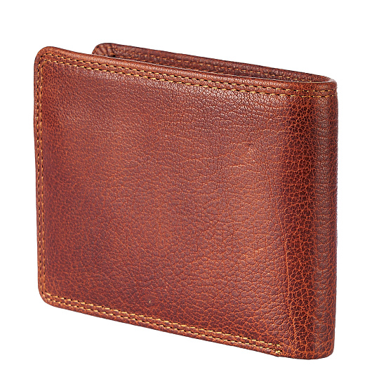 Портмоне Dr.Koffer из натуральной кожи светло-коричневое