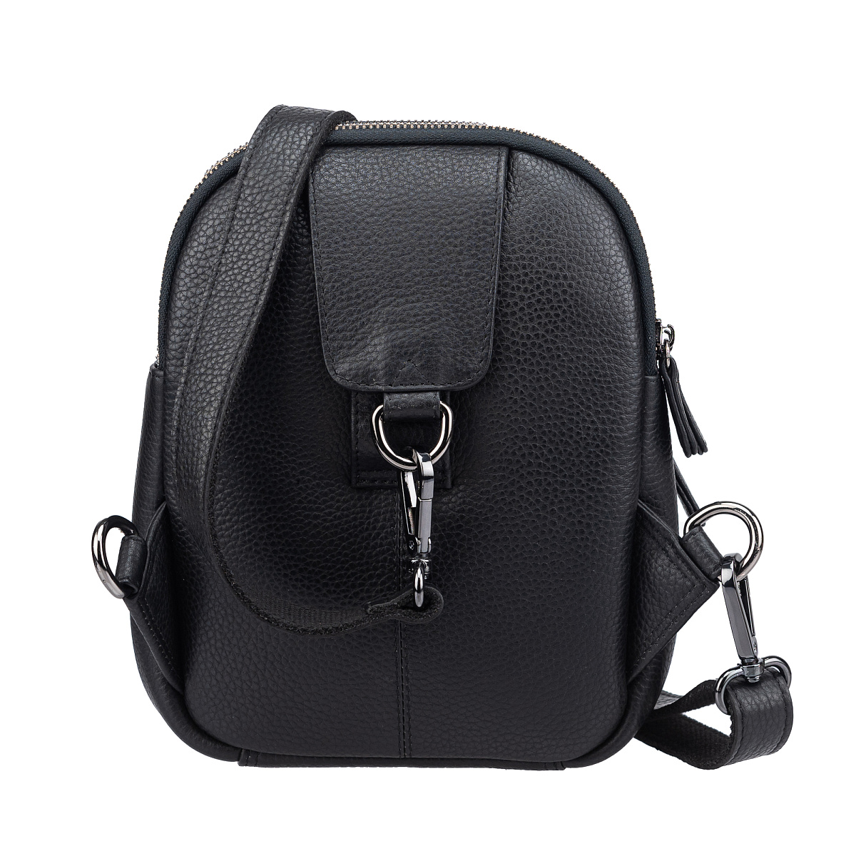 Рюкзак Dr.Koffer из натуральной кожи черный