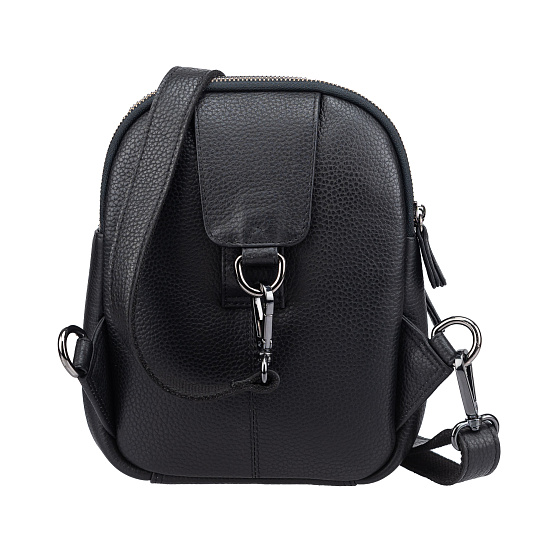 Рюкзак Dr.Koffer из натуральной кожи черный